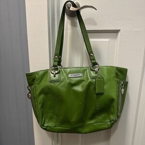 Vintage Coach Bag Green